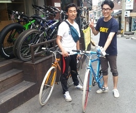 라이클협력사에서 하이브리드 자전거대여하여 한강운동  다