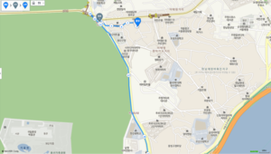 그린자전거공원 → 한강 길 안내 (Green Bike Park to Han River)
