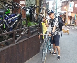 이태원그린자전거공원에서 출발신고 합니다