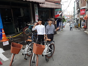 전기자전거 대여해서 한강 라이딩 갑니다.