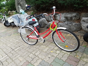 남산밑에서 자전거 수리요청이왔네여